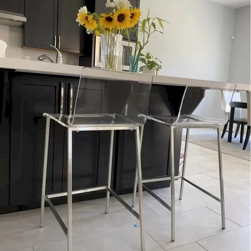 Sasha Modern Clear Transparent Stool