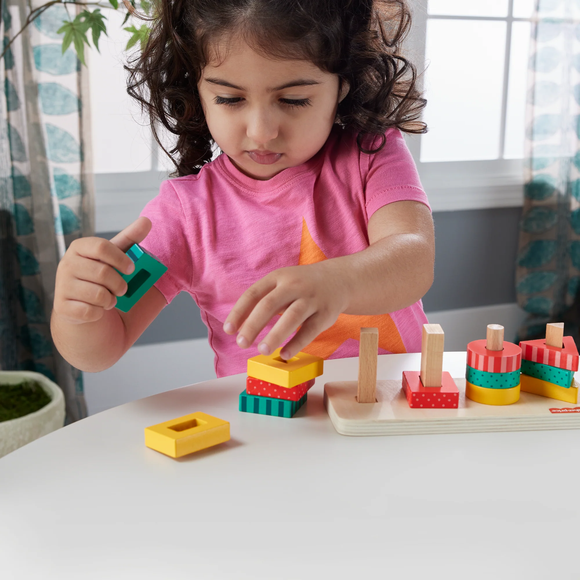 Fisher-Price Juguete para Bebés Clasificador de Formas de Madera