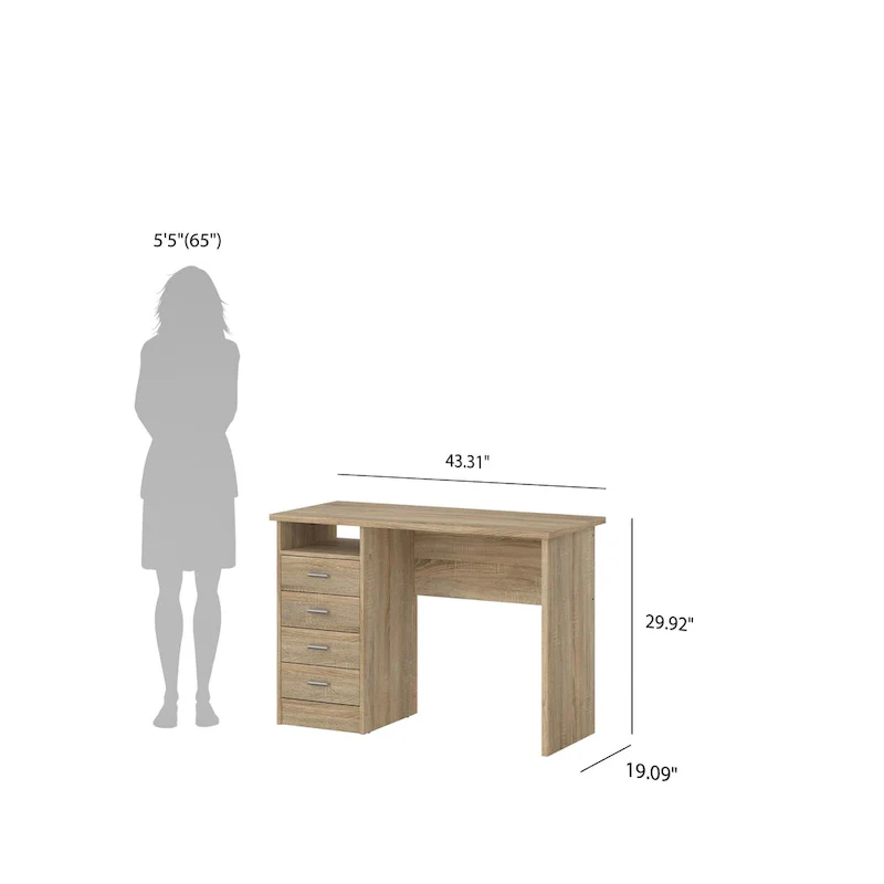 4-drawer Desk