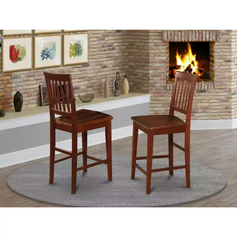 Counter Stool- Pub Height Wooden Chairs