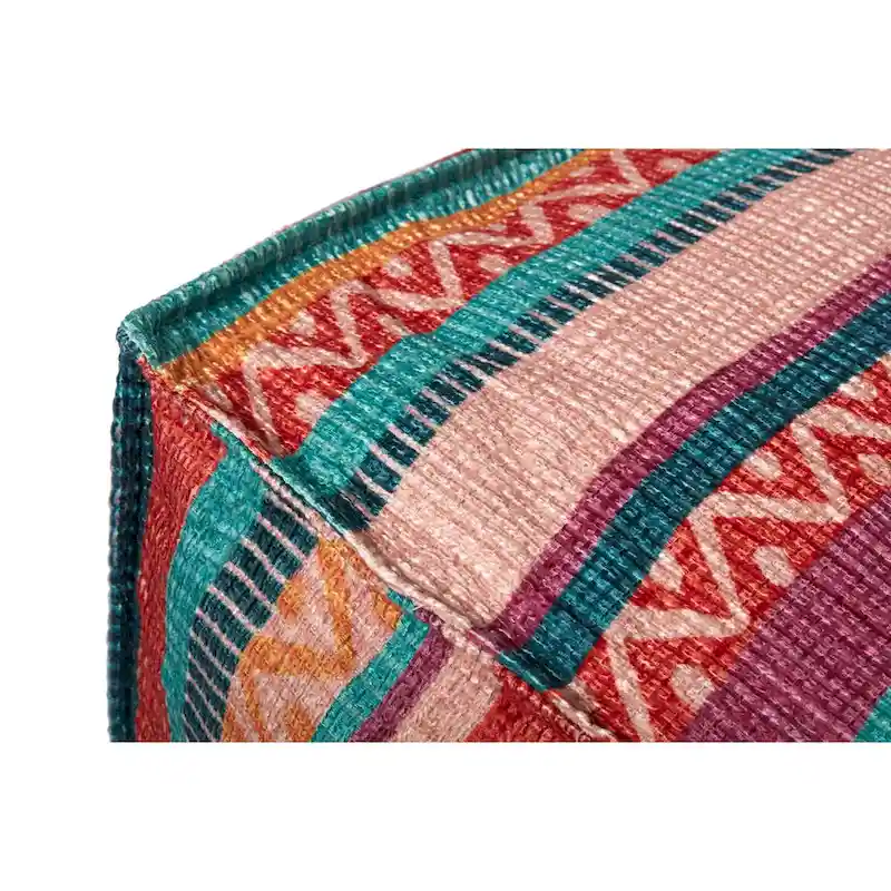 Alexander Home Striped Boho Southwestern Pouf