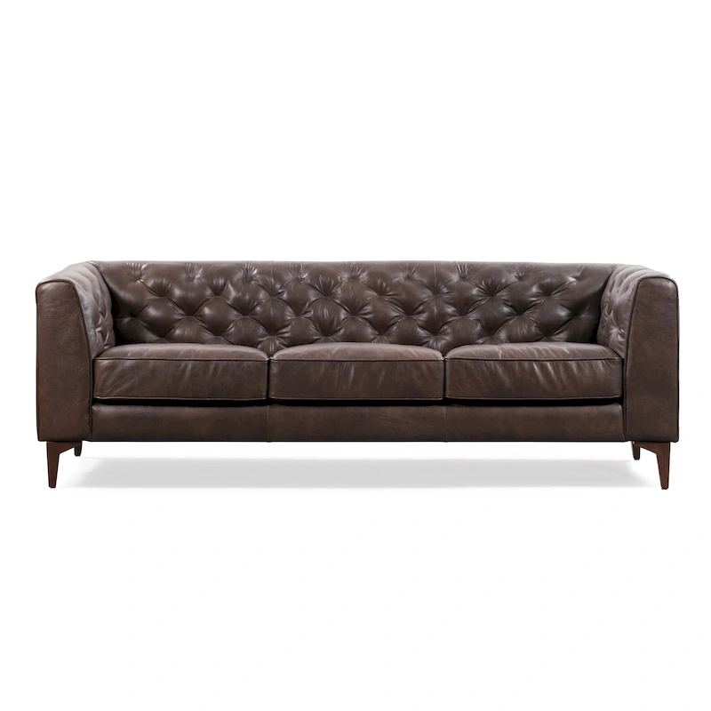 Poly & Bark Essex 89 Sofa - Full Grain Genuine Italian Leather
