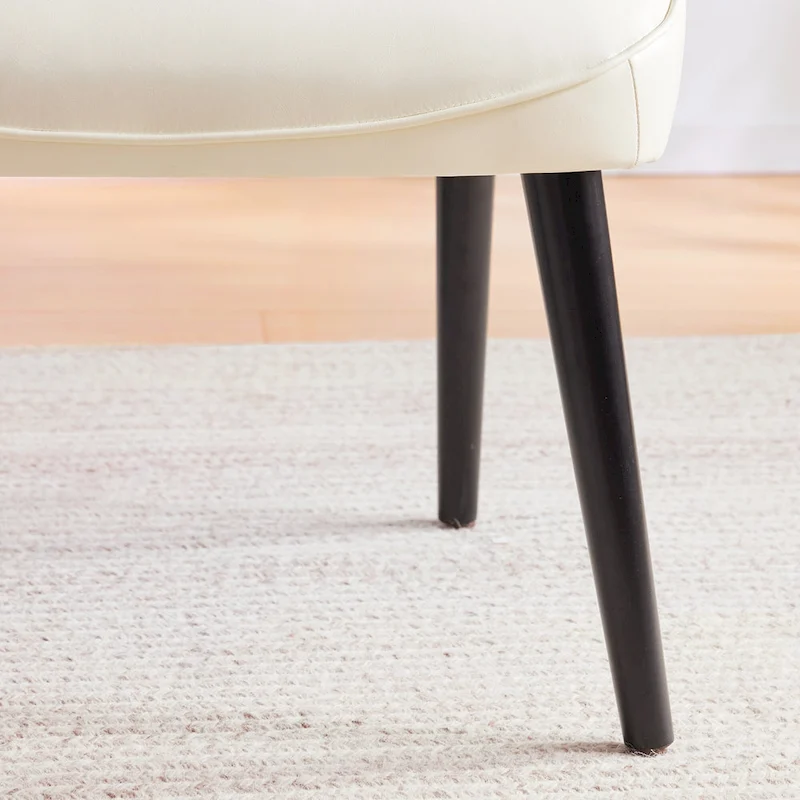 HUIMO High-back Accent Chair Modern Wing Back Chair-Faux Leather