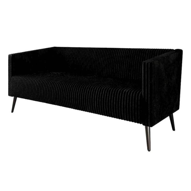 CraftPorch Corduroy Modern and Glamorous Velvet Upholstered Sofa