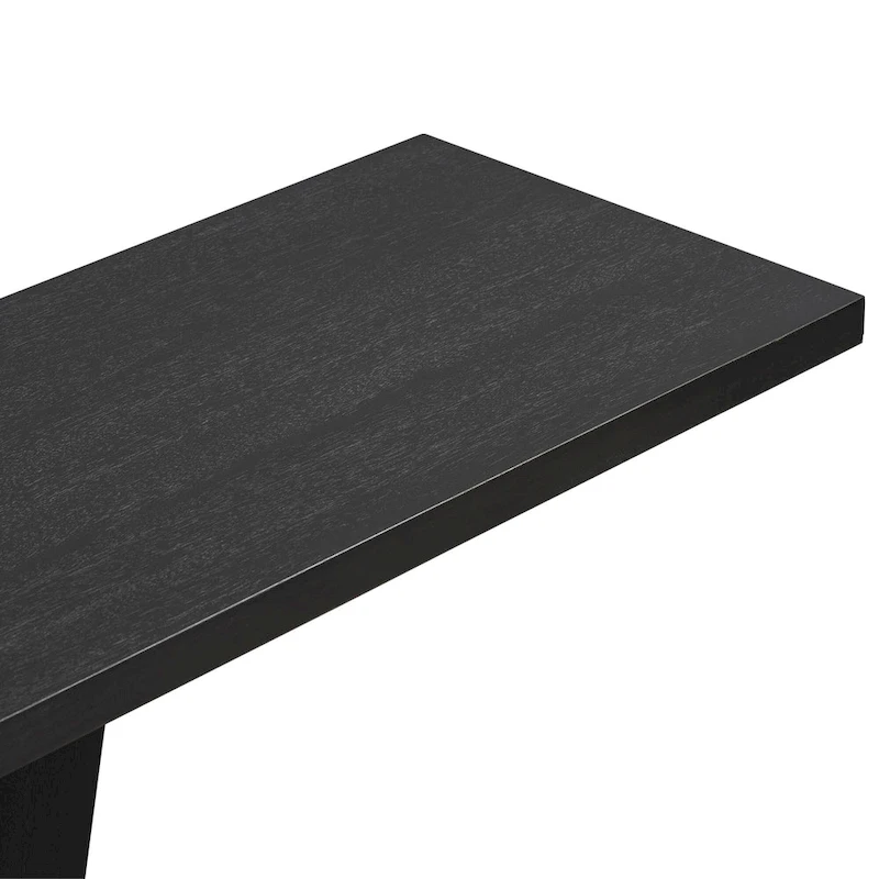 Christopher Knight Home - Mirod Elegant Console Table with Natural Wood Veneer and Sturdy V-Base Design