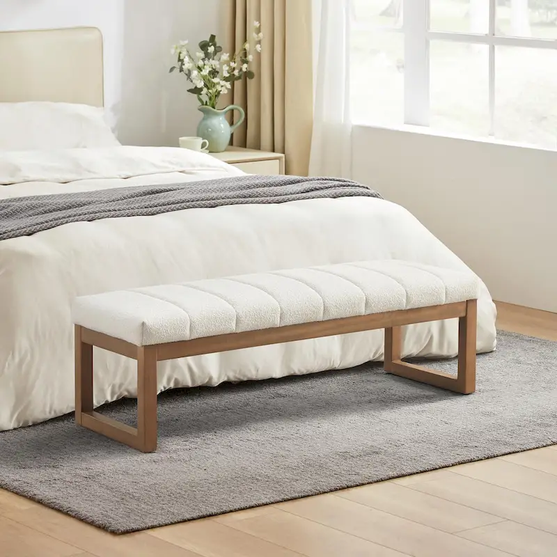 45  Entryway Upholstered Bench Shoe Rack Bench