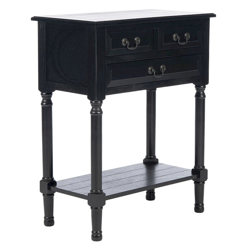 SAFAVIEH Leaner 3-Drawer Console Table - 23.5 W x 13 L x 29.5 H - 24Wx13Dx30H