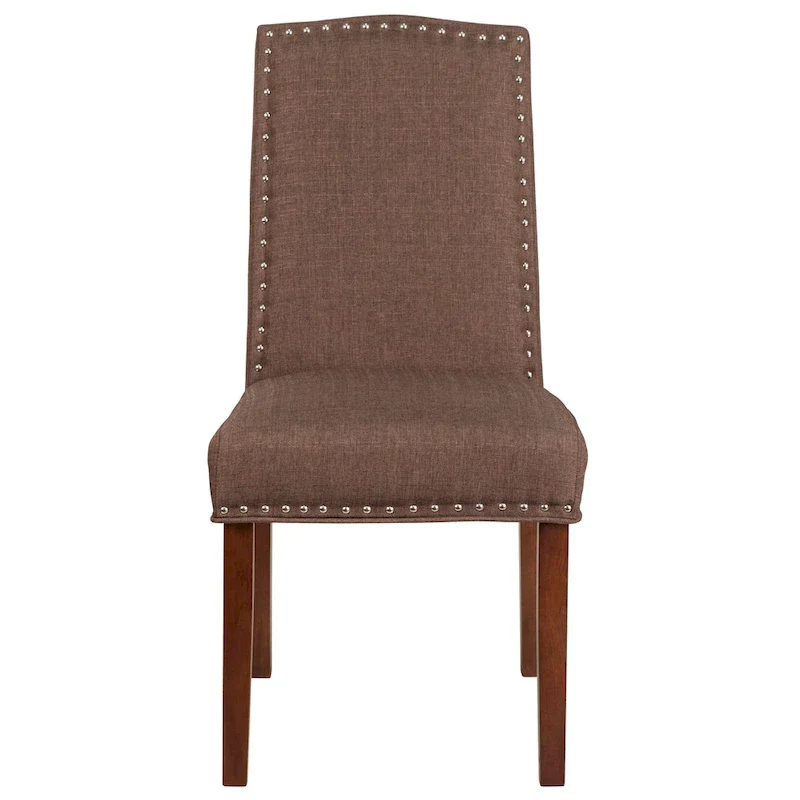 Parsons Chair with Silver Nailhead Trim (Set of 2)