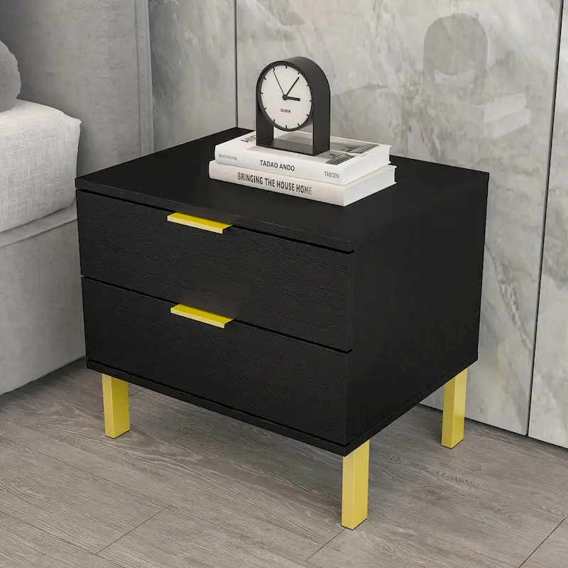 2-drawer Nightstand for Home