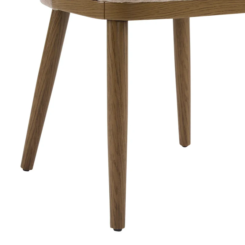 Fabric Upholstered Dining Chairs (Set of 2)