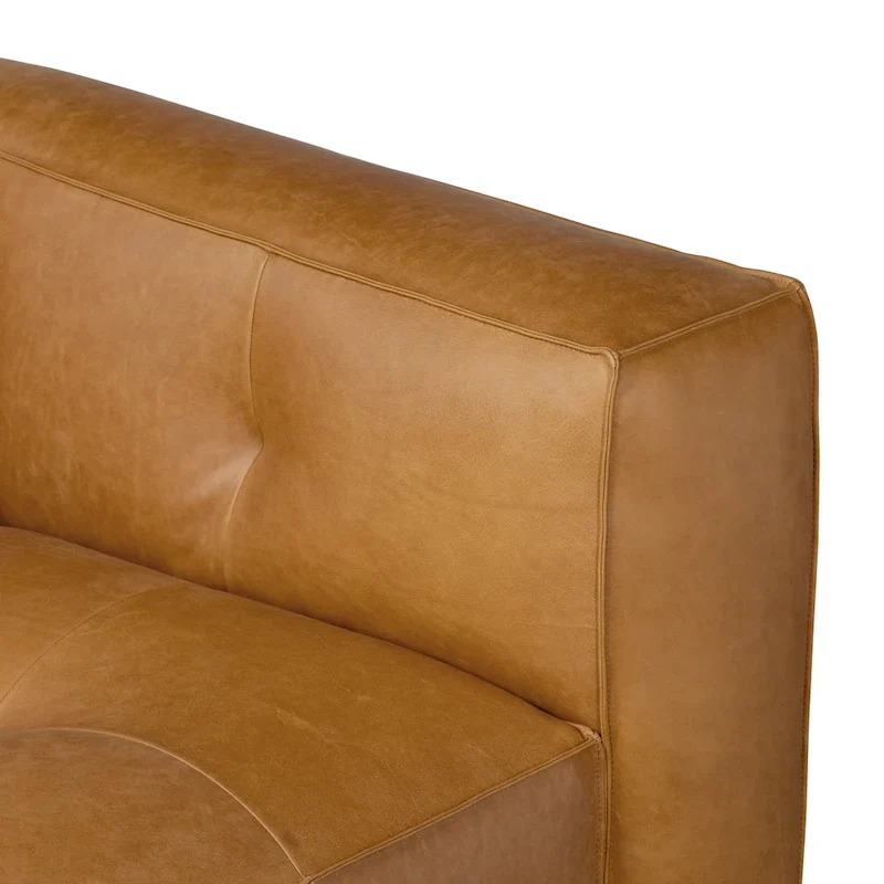 Poly & Bark Capa 92  Sofa - Full Grain Genuine Italian Leather
