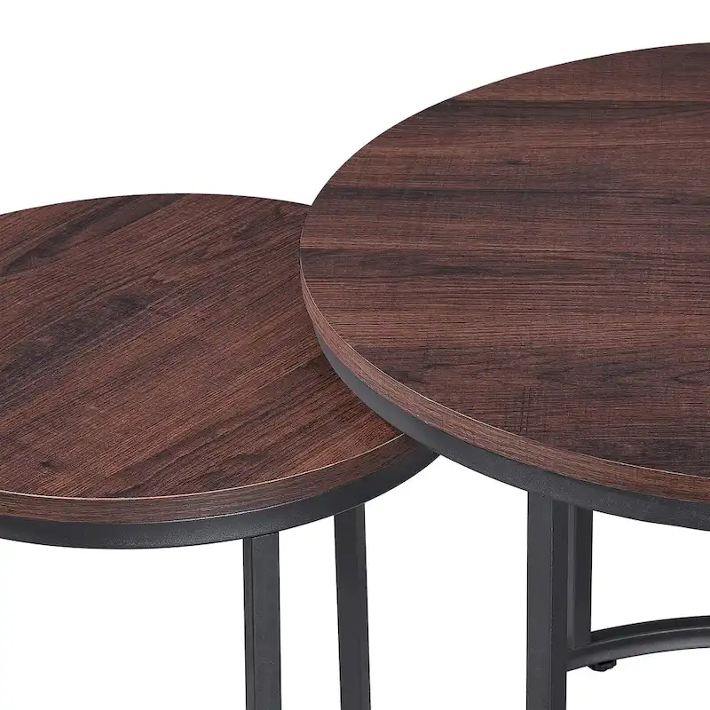 Ledel Modern 2-Piece Nesting Coffee Table Set