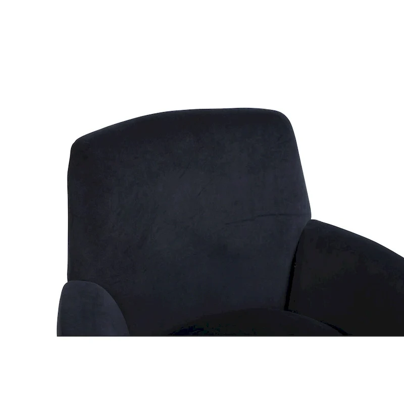 Velvet Swivel Barrel Chair, Swivel Accent Chairs Armchair, Reading Chairs, Round Barrel Chairs with Gold Stainless Steel Base