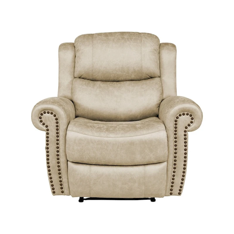 Copper Grove Dilsen Extra Large Rolled Arm Wall Hugger Recliner Chair