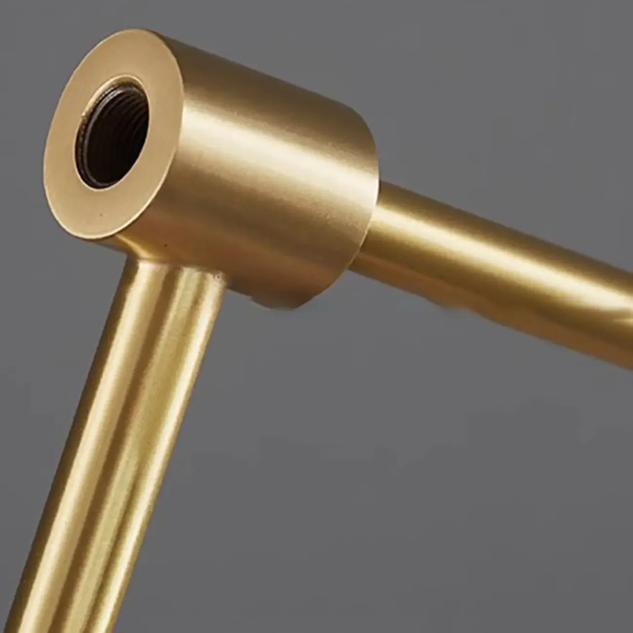 Modern Black Wall light with Sintered Stone Shade