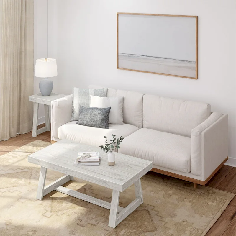 Plank and Beam Classic Rectangular Trestle Leg Coffee Table - 48