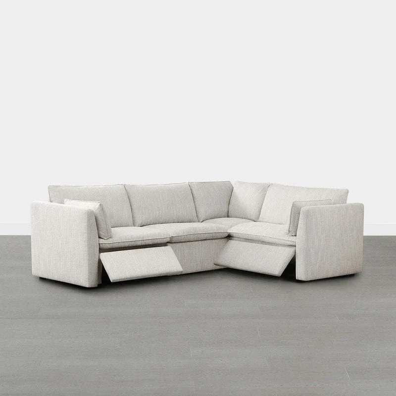 Cypress 107W L-shape Power Reclining Sectional Sofa Couch