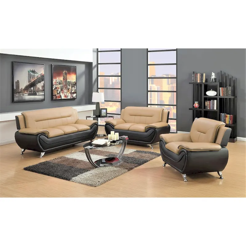 Sanuel 3 pieces living room sets