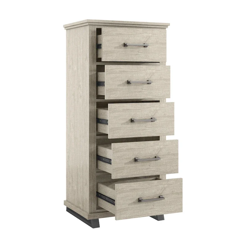 Farmhouse 4-Piece Bedroom Set - 2 Nightstand, 1 Chest and 1 Dresser