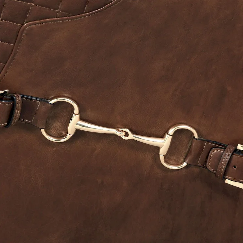 Pasargad Home Aspen Top Grain Leather Wing Chair, Brown - W31xD34.5xH33.5