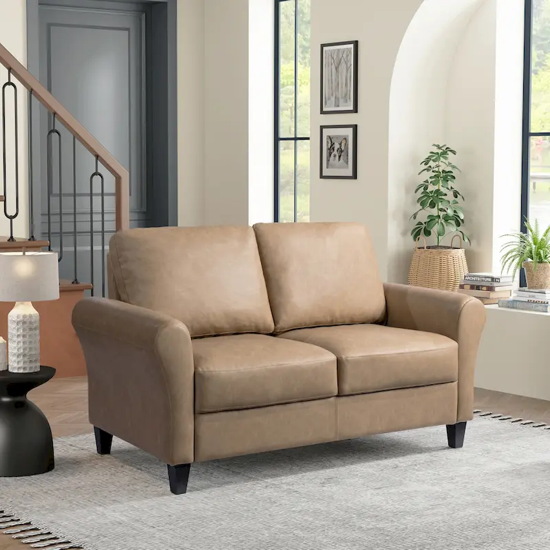 iLounge Waverly Microfiber Loveseat