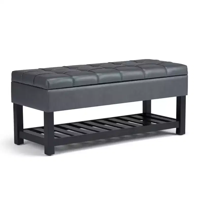 44 Wyatt Storage Ottoman Bench - WyndenHall