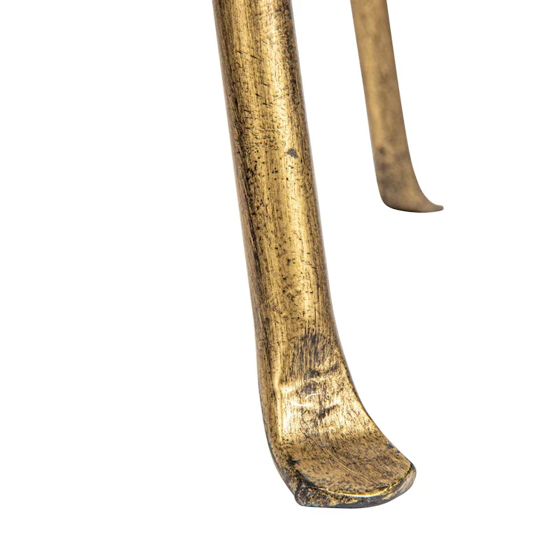 Round Metal Drink Table