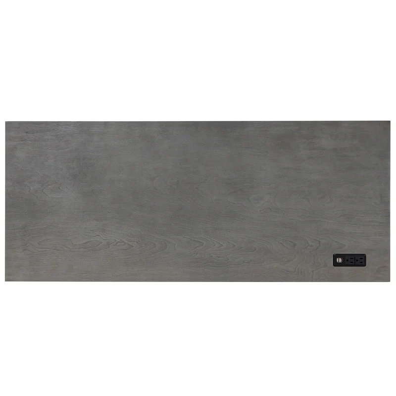 Foli Transitional 47-inch Wood 2-Drawer Desk with USBs and Power Outlets by Furniture of America