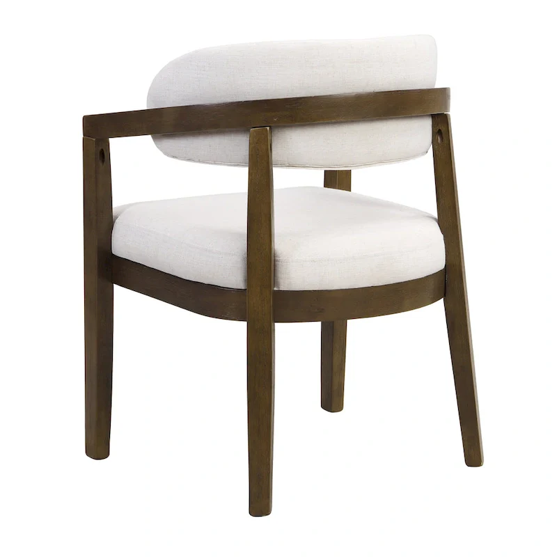 Christopher Knight Home - Carter Modern Dining Armchair Set of 2 with Upholstered Seating and Solid Wood Frame