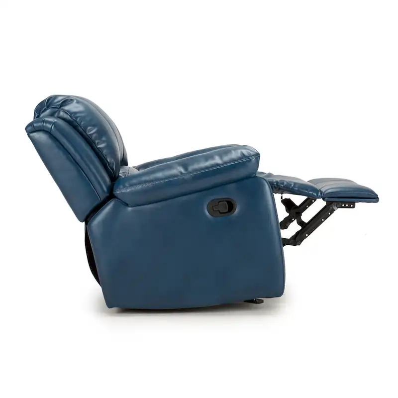 Charleston Leather Gel Glider Rocker Recliner by Greyson Living