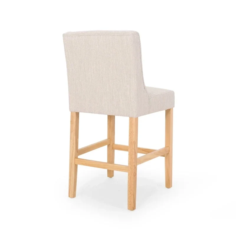 Landria Button-tufted Wingback Counter Stools (Set of 2) by