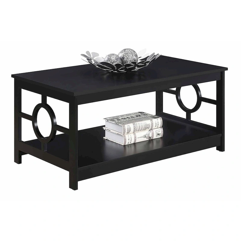 Convenience Concepts Ring Coffee Table with Shelf