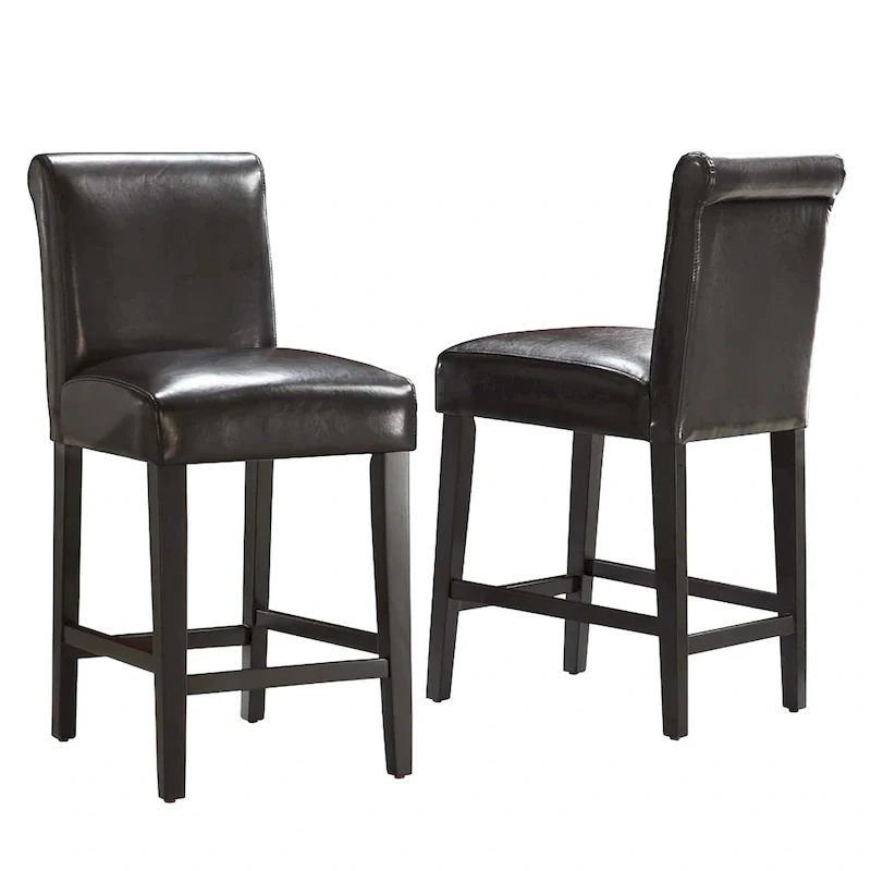 Bennett Faux Leather Counter Stools (Set of 2) by iNSPIRE Q Bold