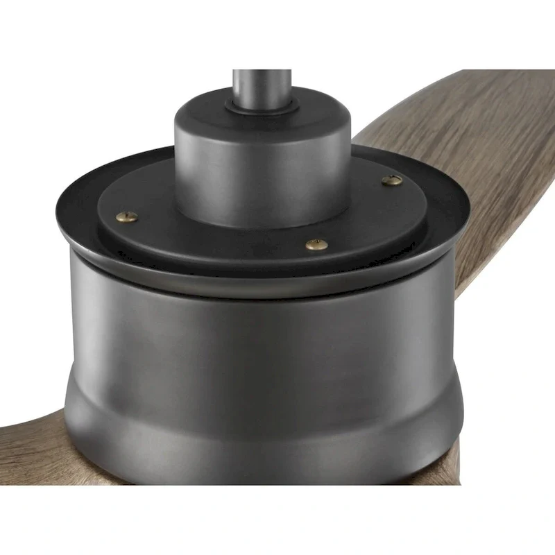 Farris Collection Three-Blade Carved Wood 60  Ceiling Fan - 12.370  x 31.250  x 10.500