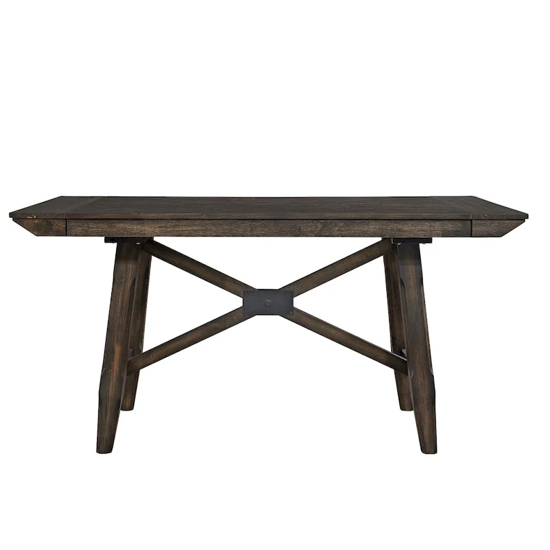 Double Bridge Dark Chestnut Gathering Table Set