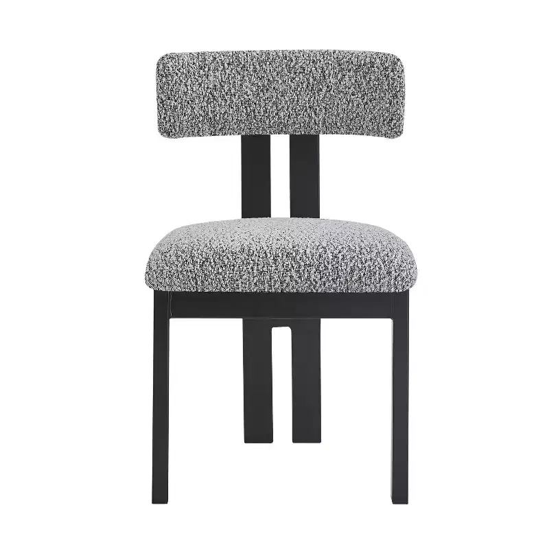 Christopher Knight Home Astura Iron Frame Upholstered Dining Chairs (Set of 2)