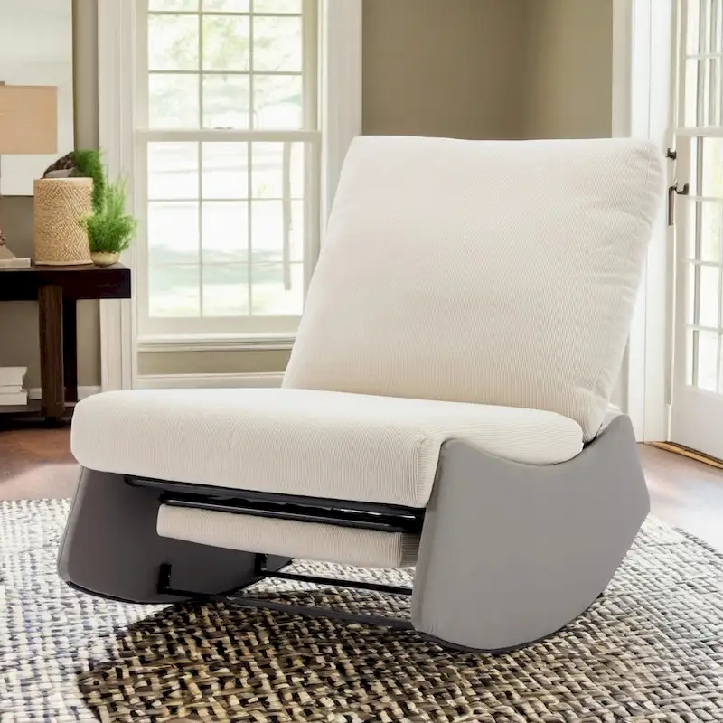 GDFStudio Modern Rocking Chair Recliner with Footrest