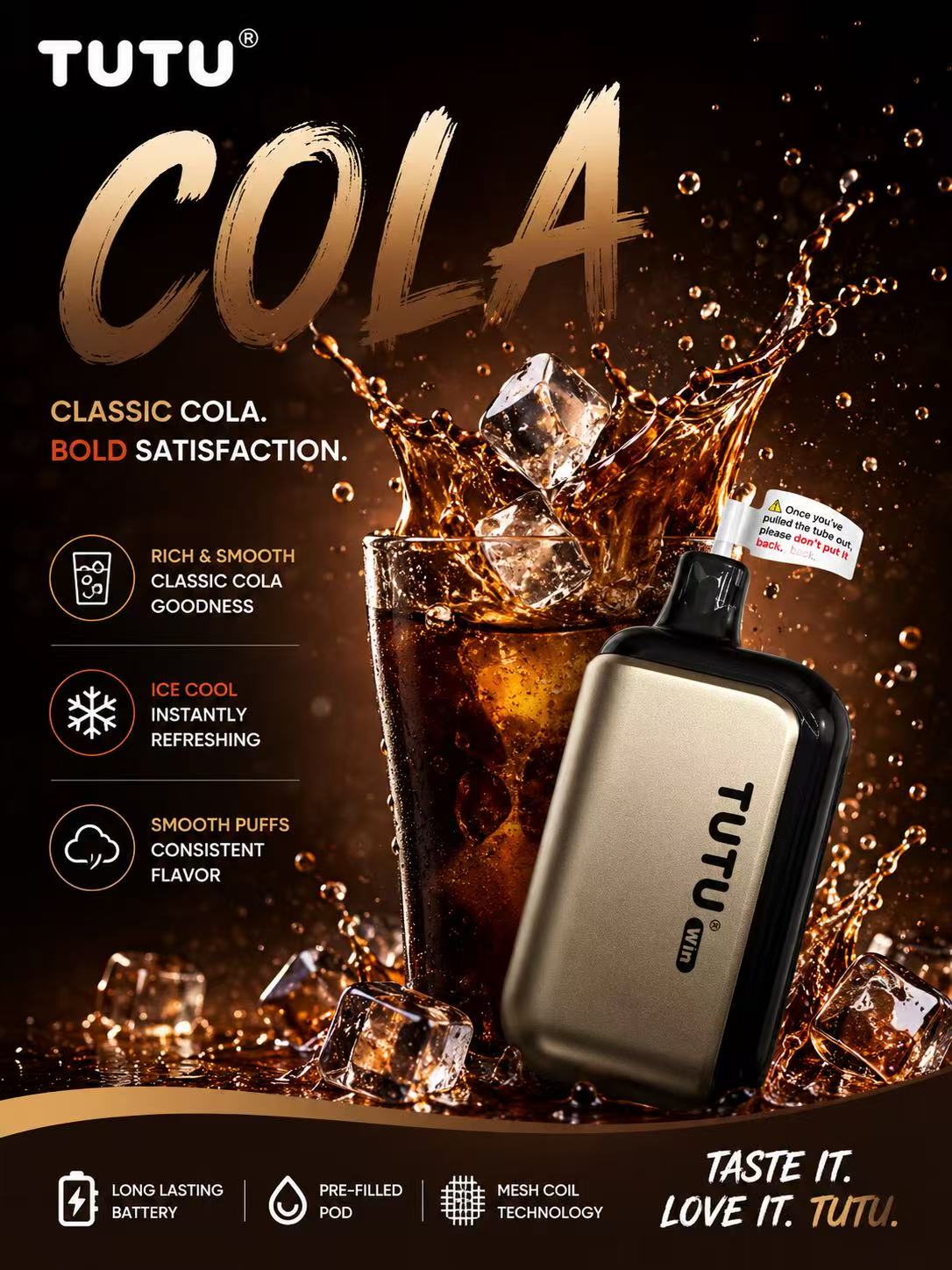 TUTU win 10000 Puffs Disposable Vape Newest brand 12 Flavors
