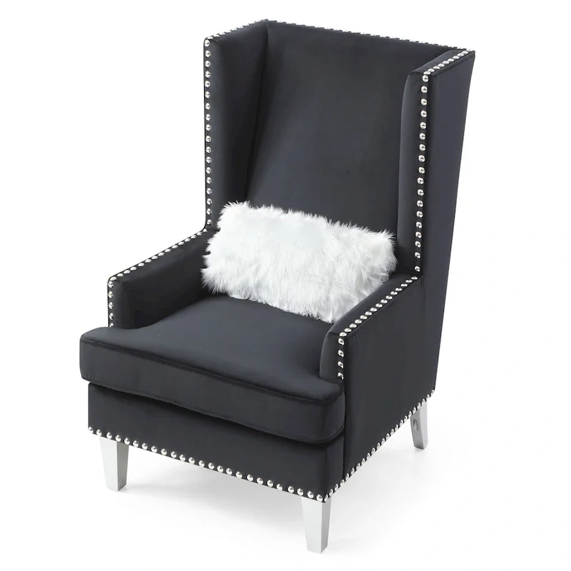 Velvet Accent Chair