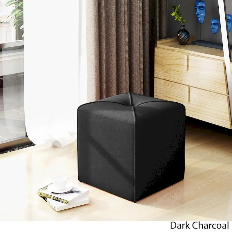 Kenyon Fabric Square Ottoman by Christopher Knight Home