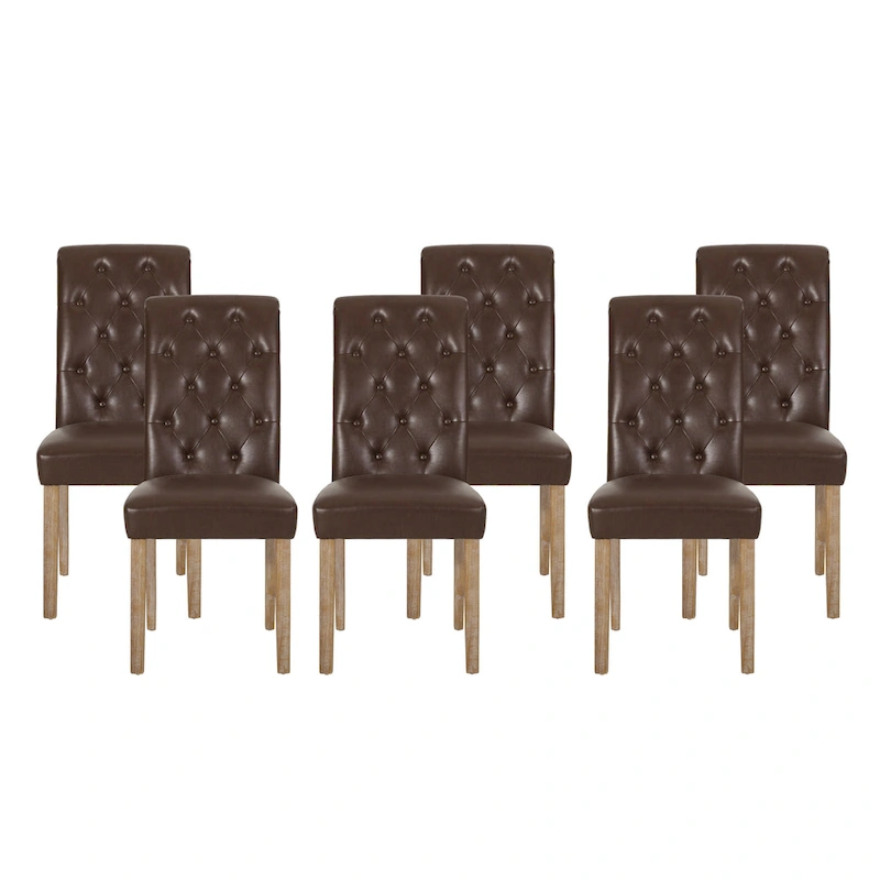 Aruda Upholstered Dining Chair (Set of 6) by Christopher Knight Home