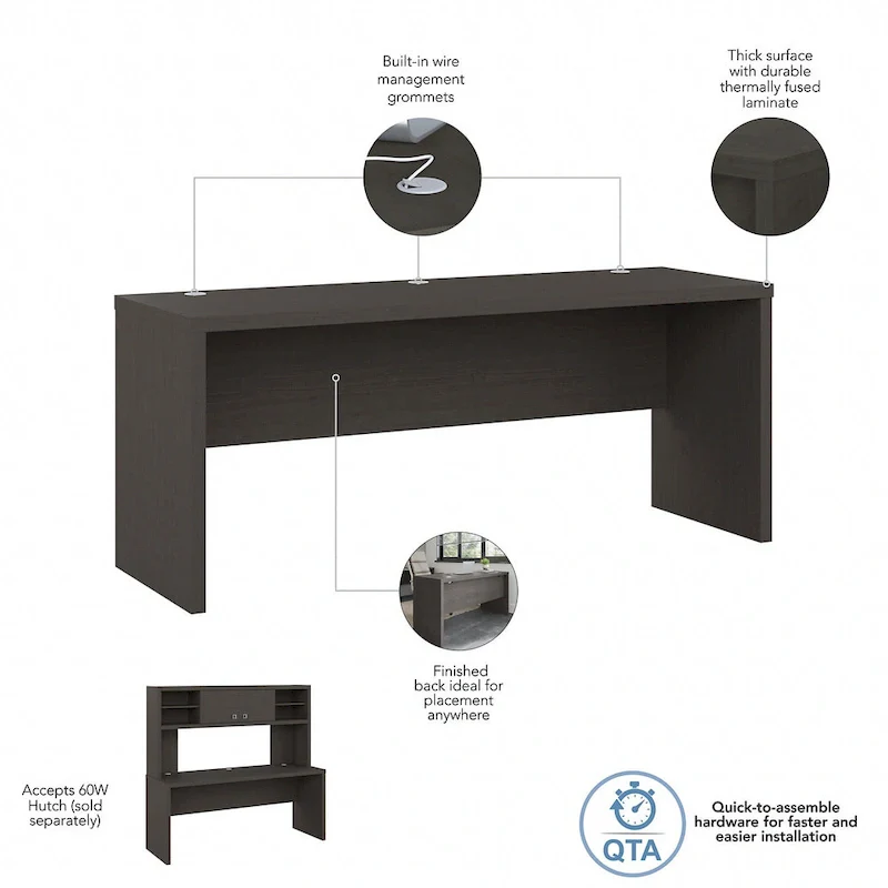 Echo 72W Computer Desk by