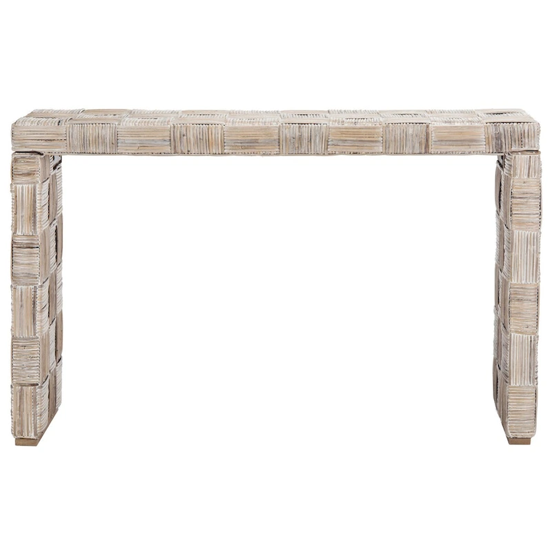 SAFAVIEH Mindel Rattan Console Table - 51Wx14Dx32H