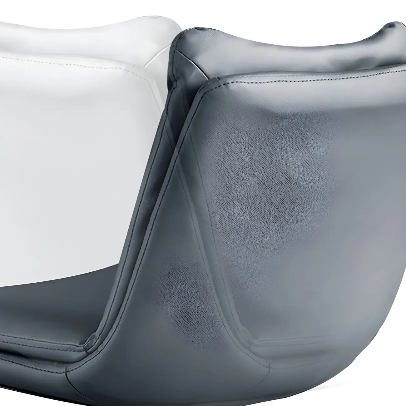 Modern Adjustable Leather Swivel Bar Stools