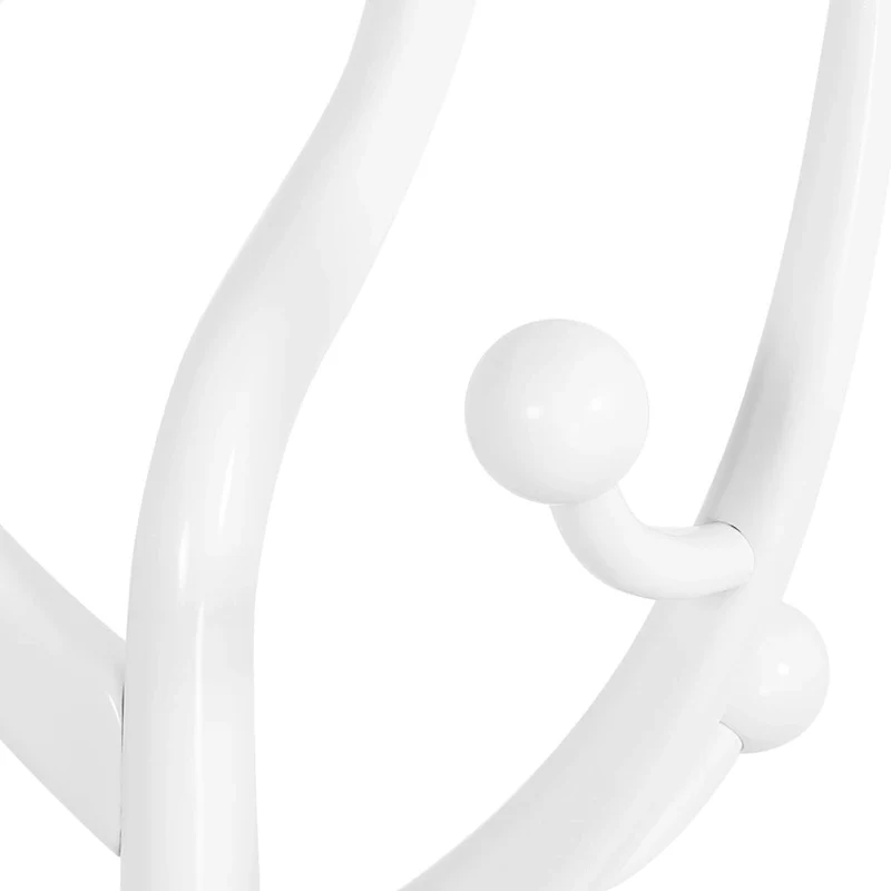 Rubberwood Freestanding Coat Rack with 8 Hooks - 24.5W x 70.87H