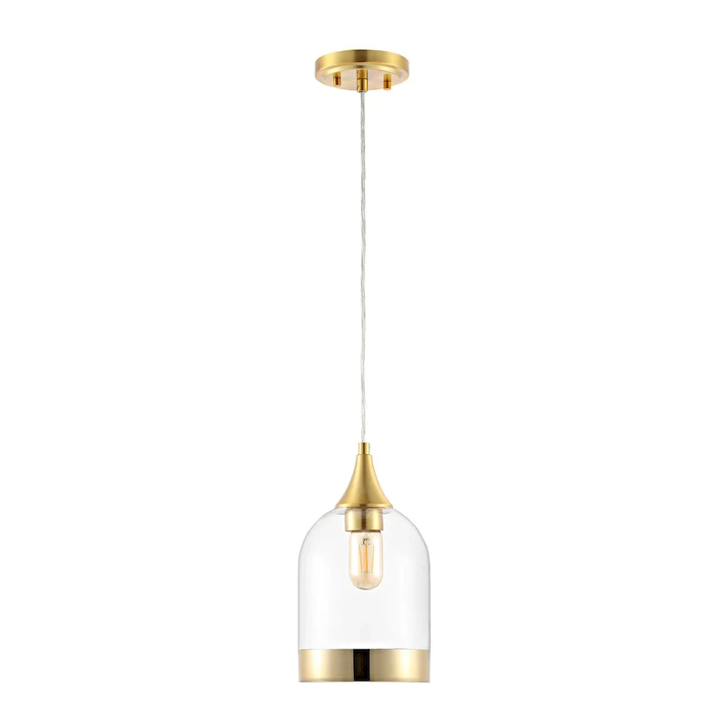 SAFAVIEH Lighting Anouschka 6.7-inch Pendant - 10  W x 10  D x 12  H - Gold - 10Wx10Dx12H
