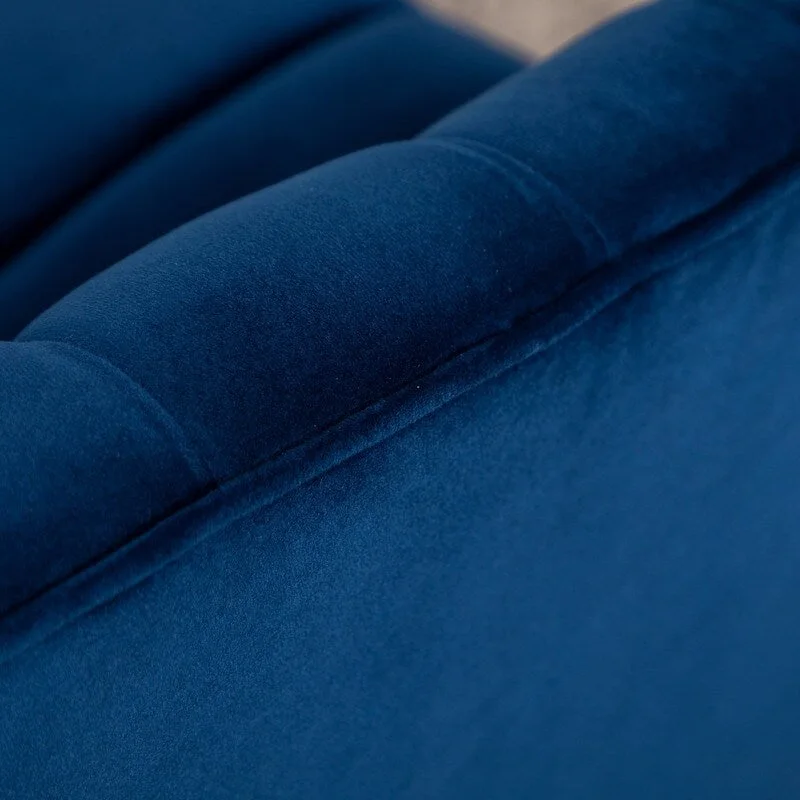 SEYNAR Modern Glam Velvet Upholstered Round 360 Degree Swivel Accent Barrel Chair Set of 2