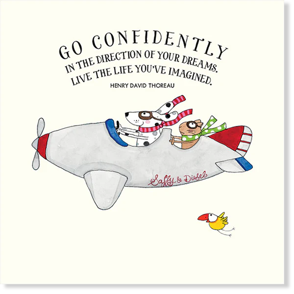 Affirmations - Twigseeds Inspiration Card - Go confidently - K061
