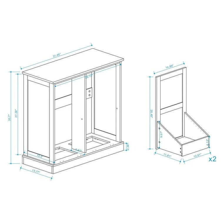 136  U-Shaped Chenille Cloud Sectional Sofa with Dual Ottomans