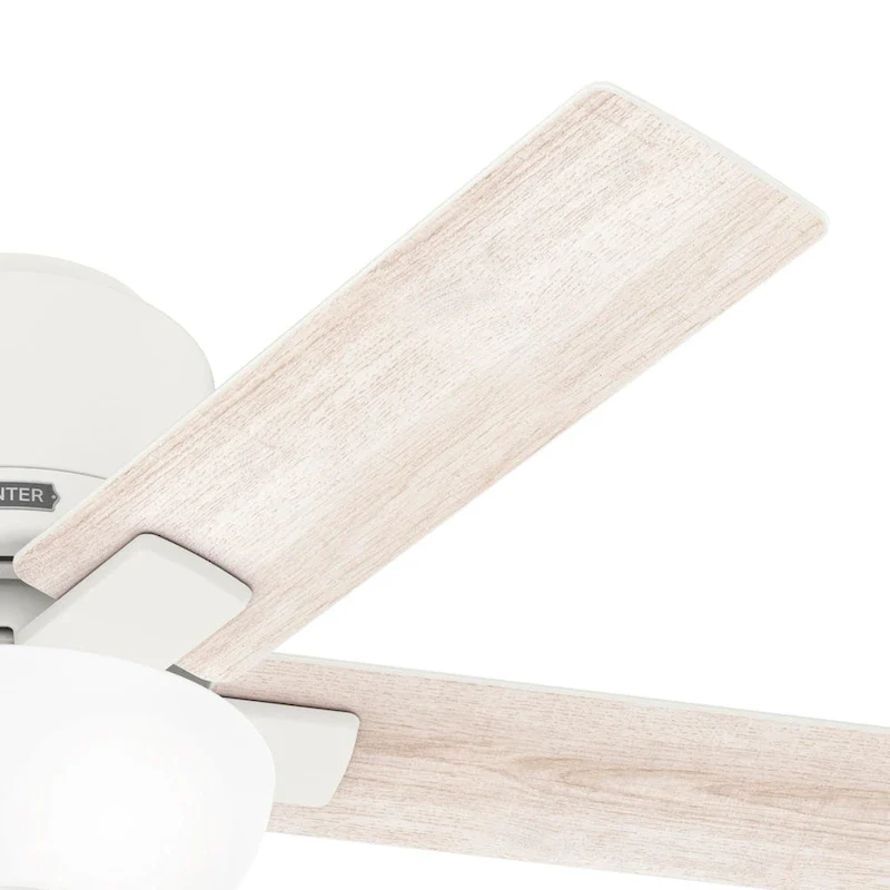 Hunter 44  Fitzgerald Low Profile Ceiling Fan with LED Light Kit and Pull Chain